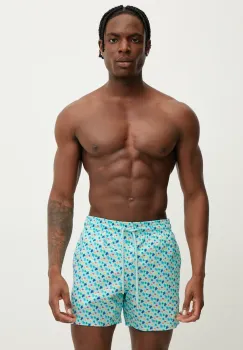 Vilebrequin pantaloni scurti de baie MOORISE culoarea turcoaz, MSOCF139 imagine