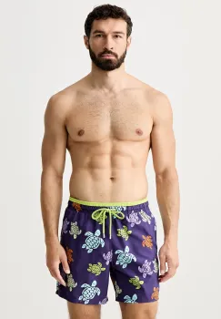 Vilebrequin pantaloni scurti de baie pentru barbati MOKA imagine