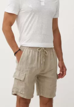 Vilebrequin pantaloni scurti din in BAIE culoarea bej, BAIU3U01 imagine
