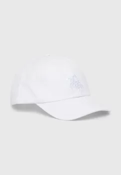 Vilebrequin sapca de baseball din bumbac CAPSUN culoarea alb, cu imprimeu, CSNU2401 imagine