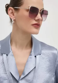 Vivienne Westwood ochelari de soare femei, culoarea bej imagine