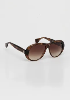 Vivienne Westwood ochelari de soare Frankie culoarea maro, VW5102 imagine