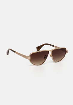 Vivienne Westwood ochelari de soare Suzi culoarea auriu, VW7037 imagine
