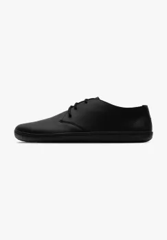 Vivobarefoot pantofi de piele RA IV barbati, culoarea negru, 305102 imagine