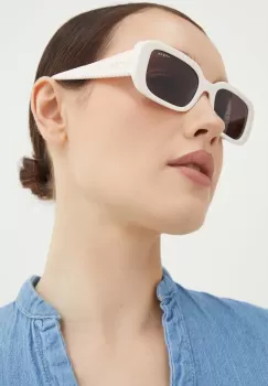 VOGUE ochelari de soare femei, culoarea alb imagine