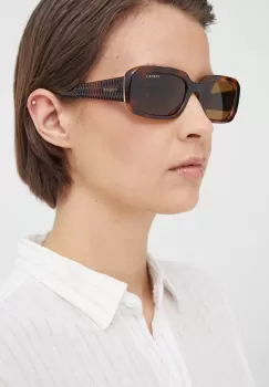 VOGUE ochelari de soare femei, culoarea maro, 0VO5565S imagine