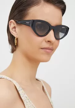 VOGUE ochelari de soare femei, culoarea negru, 0VO5566S imagine