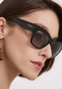 VOGUE ochelari de soare femei, culoarea negru imagine