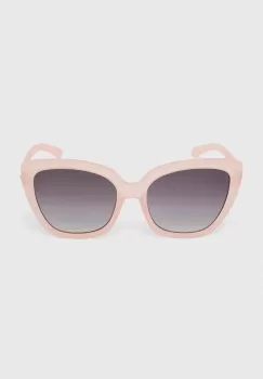 Volcom ochelari de soare femei, culoarea roz imagine