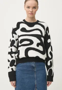 Volcom pulover femei, culoarea alb, calduros, B0732411 imagine