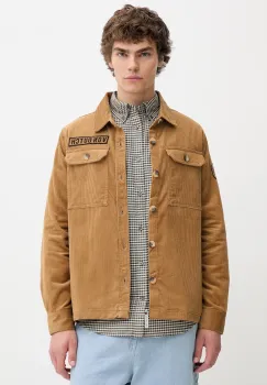 Von Dutch camasa din bumbac culoarea verde, cu guler clasic, regular, VD.1.OSH.1929 imagine