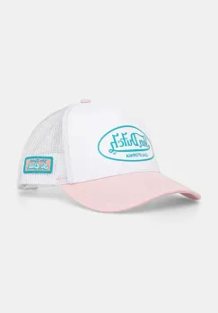 Von Dutch sapca culoarea alb, VD.2.CB.3D imagine
