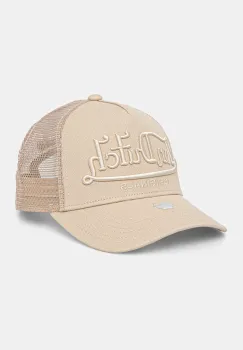 Von Dutch sapca culoarea bej, cu imprimeu, 7030854 imagine