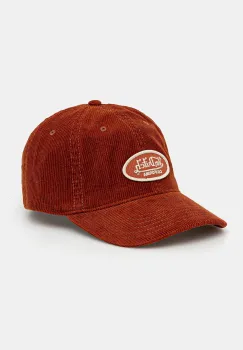 Von Dutch sapca de baseball din bumbac culoarea maro, VD.1.CD.LOG imagine