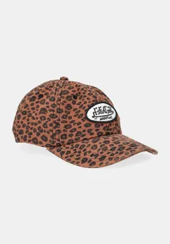 Von Dutch sapca de baseball din bumbac culoarea maro, VD.2.CB.LEO imagine