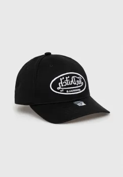 Von Dutch sapca de baseball din bumbac culoarea negru, cu imprimeu imagine