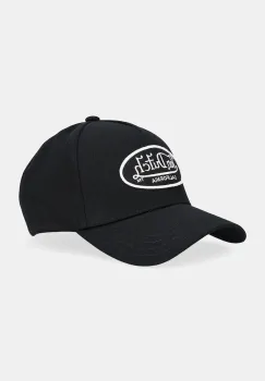 Von Dutch sapca de baseball din bumbac culoarea negru, VD.0.CAS1.LOFB6 imagine