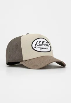 Von Dutch sapca de baseball din bumbac culoarea verde, VD.0.CAS1.JAC imagine