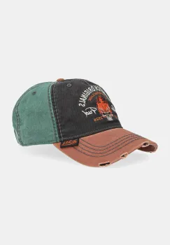 Von Dutch sapca de baseball din bumbac culoarea verde, VD.1.CB.RETRO imagine