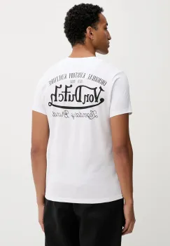 Von Dutch tricou din bumbac culoarea alb, cu imprimeu, VD.1.TSC.EYE imagine