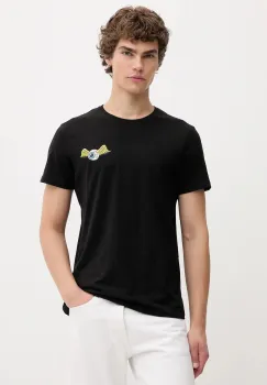 Von Dutch tricou din bumbac culoarea negru, cu imprimeu, VD.1.TSC.EYE imagine