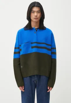 Wales Bonner pulover de lana Calm Polo imagine