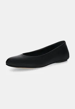 Weekend Max Mara balerini de piele TODI culoarea negru, 2515521074600 imagine