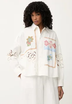 Weekend Max Mara camasa de dama din bumbac FONTE imagine
