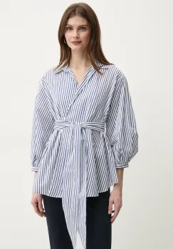Weekend Max Mara camasa din amestec de matase femei, culoarea violet, cu guler clasic, relaxed, 2515111142600 imagine