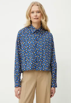 Weekend Max Mara camasa din bumbac femei, cu guler clasic, relaxed, 2515111112600 imagine