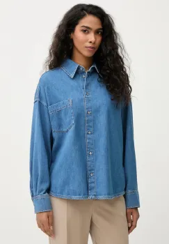 Weekend Max Mara camasa din denim FOGGIA imagine