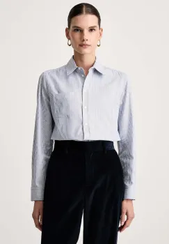 Weekend Max Mara  camasa pentru femei din bumbac WKDCOBALTO imagine
