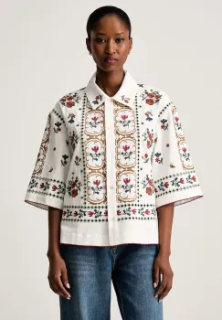 Weekend Max Mara camasa pentru femei din bumbac WKDFARSA imagine