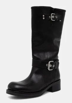 Weekend Max Mara cizme pentru femei din piele imagine