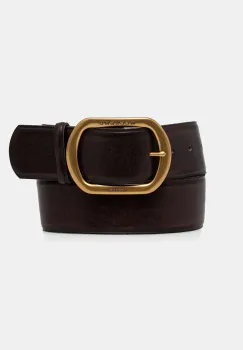 Weekend Max Mara curea de piele CLAVIER culoarea maro, 2525506025600 imagine