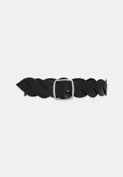 Weekend Max Mara curea de piele femei, culoarea negru, 2515501054600 imagine
