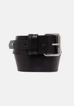 Weekend Max Mara curea de piele TEOREMA culoarea negru, 2525506074600 imagine