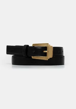 Weekend Max Mara curea de piele UNGHIA culoarea negru, 2525506075600 imagine