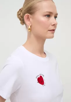 Weekend Max Mara geaca de lana culoarea bej, cu doua randuri de nasturi, neted imagine