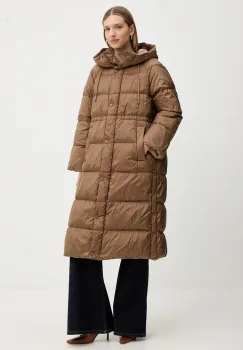 Weekend Max Mara geaca de puf cu doua fete NOVAK culoarea maro, de iarna, 2525496082600 imagine
