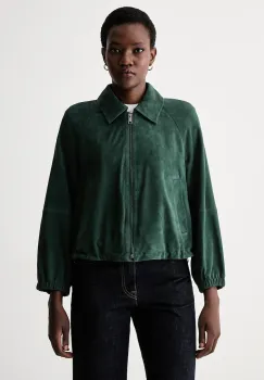 Weekend Max Mara geaca de tranzitie pentru femei din piele intoarsa WKDZUPPA imagine