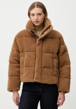 Weekend Max Mara geaca din amestec de lana ALFREDO culoarea maro, de iarna, oversize, 2525486062600 imagine