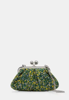 Weekend Max Mara geanta de mana cu lana ACCENNI culoarea verde, 2615511154600 imagine