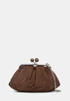 Weekend Max Mara geanta de mana din piele intoarsa AVALOIS imagine