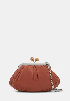 Weekend Max Mara geanta de mana din piele intoarsa AVALOIS imagine