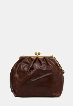 Weekend Max Mara geanta de piele MIRTE culoarea maro, 2525516035600 imagine