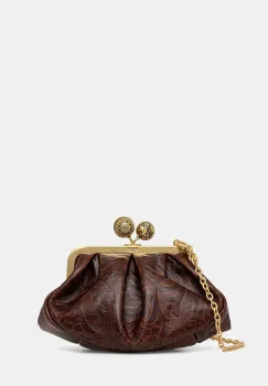 Weekend Max Mara geanta piele SPANISHHERITAGE culoarea maro, 2525516144600 imagine