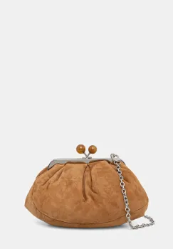Weekend Max Mara geanta piele VALOIS culoarea maro, 2525516164600 imagine