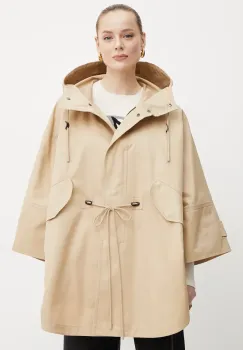 Weekend Max Mara hanorac femei, culoarea bej, de tranzitie, 2515021051600 imagine