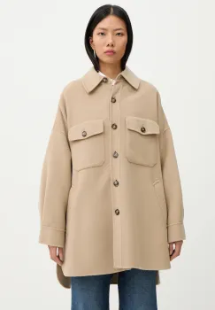 Weekend Max Mara jacheta camasa cu lana LASER imagine